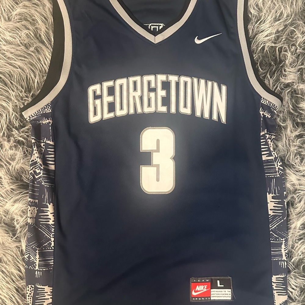 Georgetown Hoyas Allen Iverson Jersey Large